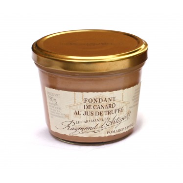 Fondant  de Canard au jus de truffe (foie gras 30%)