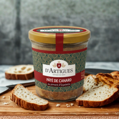 Pâté de Canard au Piment d'Espelette verrine et boite