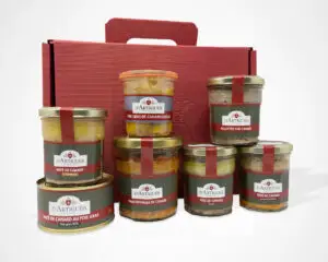 Coffret de produits de la société d'Artigues