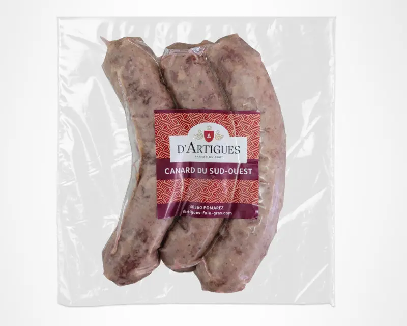 Saucisses de Canard Confites x 3<span class="title-detail"> <br>sous-vide</span>