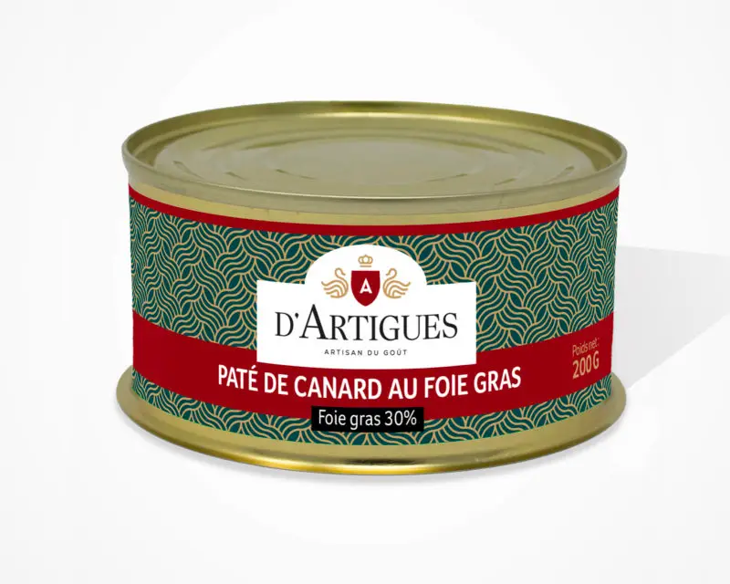 Pâté de Canard au Foie Gras 30%<br><span class="title-detail"> boite</span>