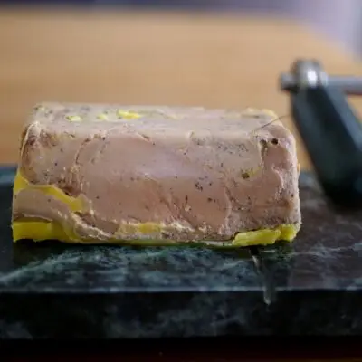 Magret de canard fourré au foie gras