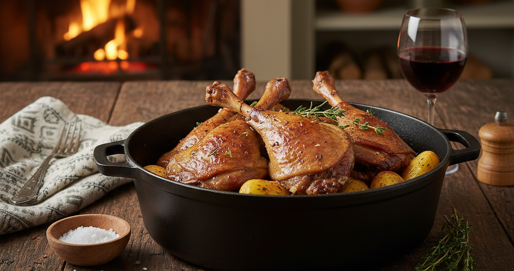Confit de canard tradition, savoir-faire et gourmandise