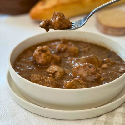 Ris de veau aux cèpes