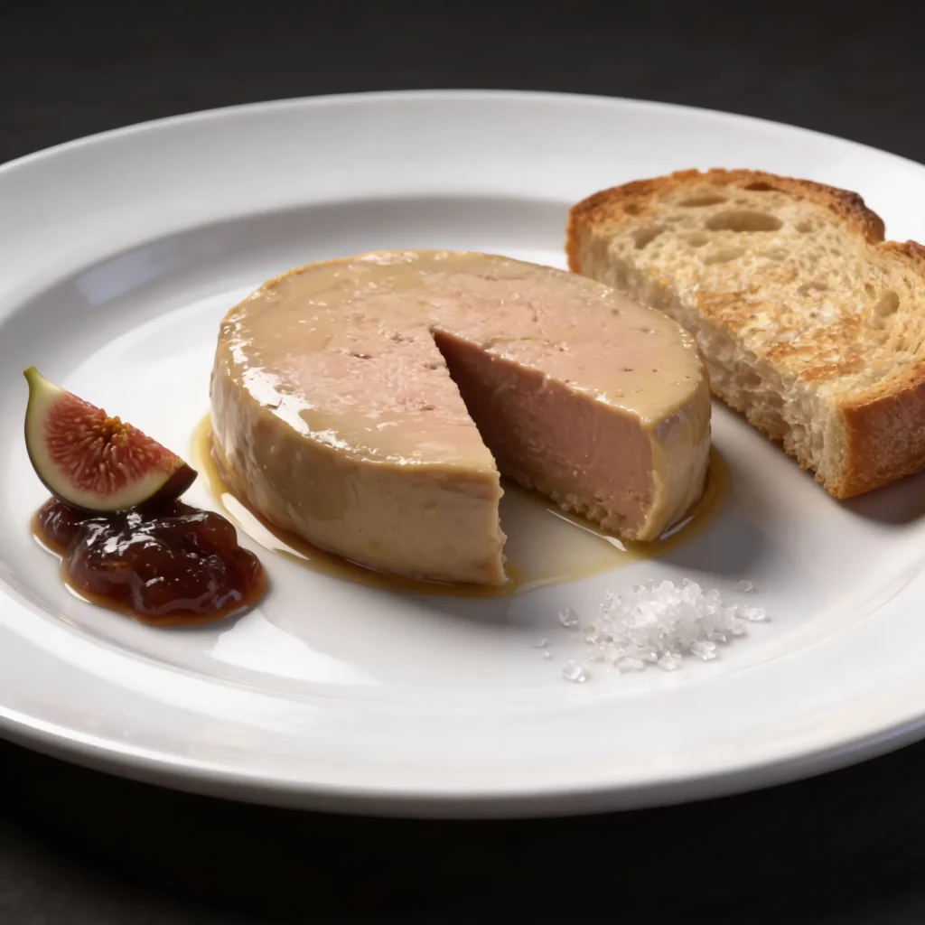 Foie gras mi-cuit sous vide