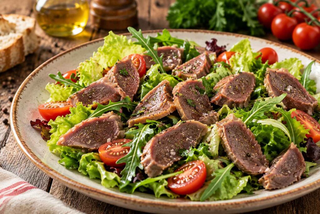 En salade tiède